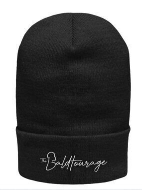 Girls with Alopecia where we redefine Bald as Bold The Baldtourage  Black Beanie
